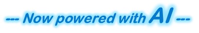 AI artificial intelligence being used on this site.  AI powered website.